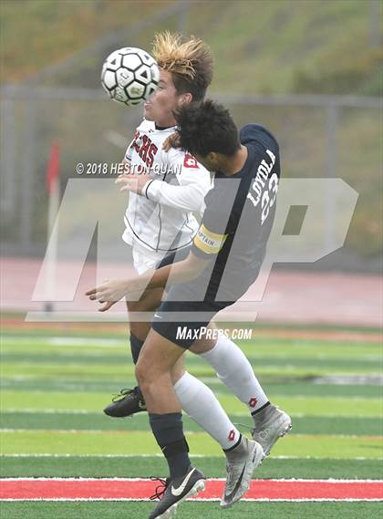 Thumbnail 3 in Loyola @ San Clemente (CIF SoCal D1 Regional Final) photogallery.