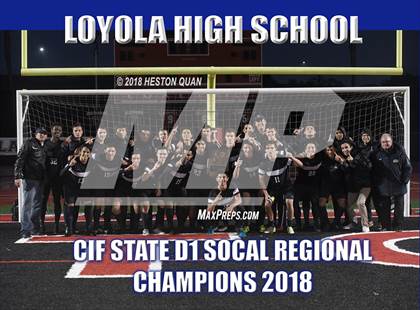 Thumbnail 2 in Loyola @ San Clemente (CIF SoCal D1 Regional Final) photogallery.