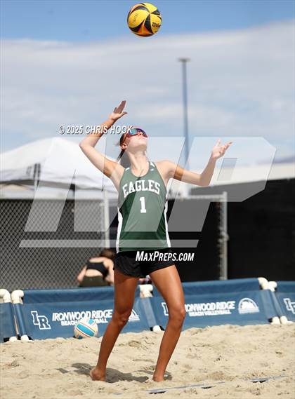 Thumbnail 2 in Flagstaff vs Mountain Ridge (CatBox Classic Beach Invitational) photogallery.