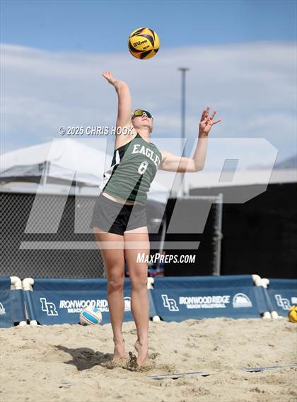 Thumbnail 1 in Flagstaff vs Mountain Ridge (CatBox Classic Beach Invitational) photogallery.