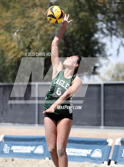 Thumbnail 2 in Flagstaff vs Mountain Ridge (CatBox Classic Beach Invitational) photogallery.