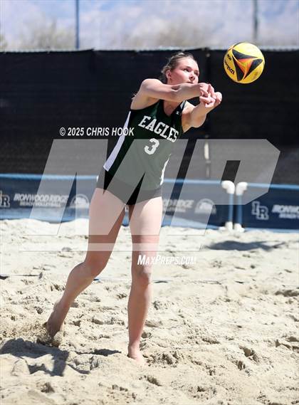 Thumbnail 3 in Flagstaff vs Mountain Ridge (CatBox Classic Beach Invitational) photogallery.