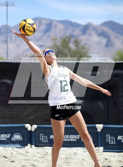 Thumbnail 2 in Flagstaff vs Mountain Ridge (CatBox Classic Beach Invitational) photogallery.