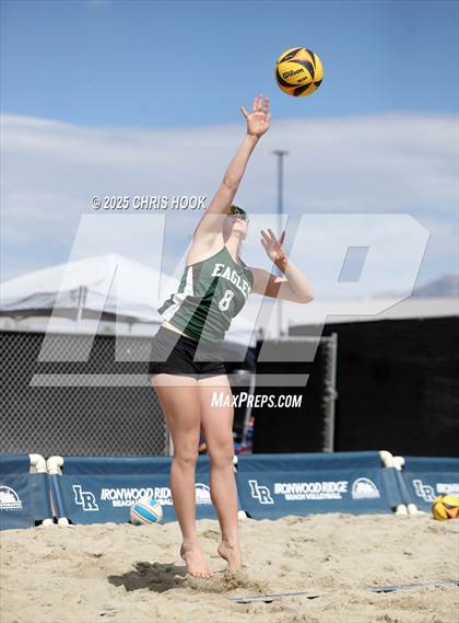 Thumbnail 2 in Flagstaff vs Mountain Ridge (CatBox Classic Beach Invitational) photogallery.