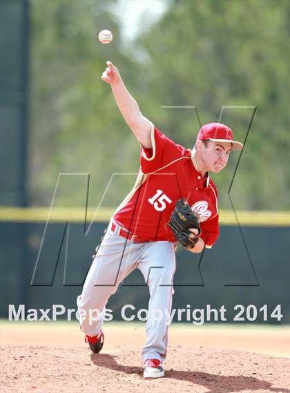 Thumbnail 2 in Orange Lutheran vs. Venice (National High School Invitational) photogallery.