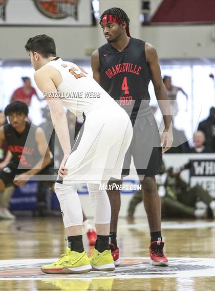 Thumbnail 2 in Hargrave Military Academy vs Orangeville Prep (Spalding Hoophal Classic) photogallery.