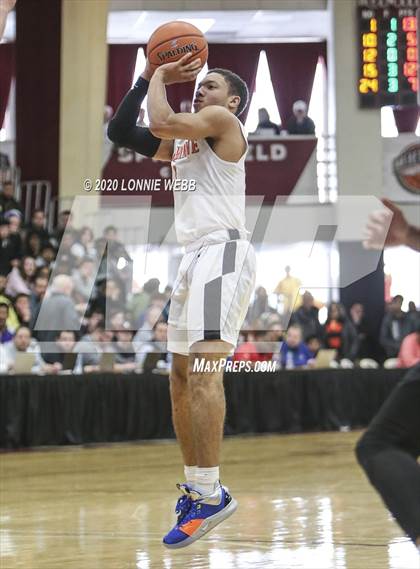Thumbnail 2 in Hargrave Military Academy vs Orangeville Prep (Spalding Hoophal Classic) photogallery.