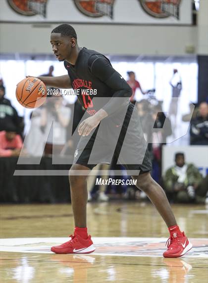 Thumbnail 1 in Hargrave Military Academy vs Orangeville Prep (Spalding Hoophal Classic) photogallery.