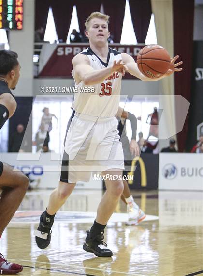 Thumbnail 2 in Hargrave Military Academy vs Orangeville Prep (Spalding Hoophal Classic) photogallery.