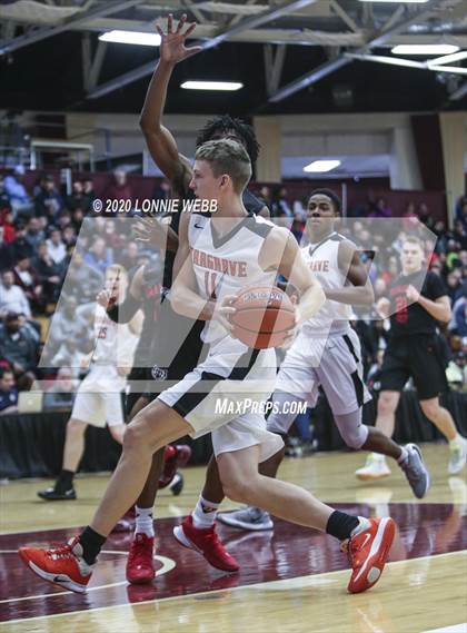 Thumbnail 2 in Hargrave Military Academy vs Orangeville Prep (Spalding Hoophal Classic) photogallery.