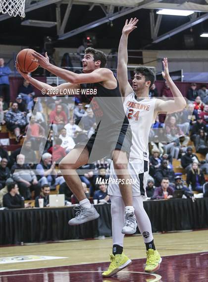Thumbnail 3 in Hargrave Military Academy vs Orangeville Prep (Spalding Hoophal Classic) photogallery.
