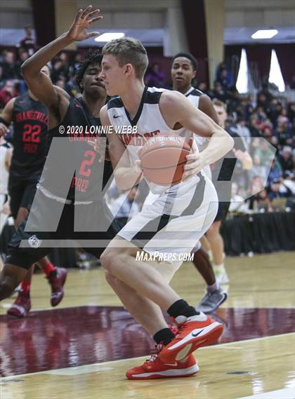 Thumbnail 3 in Hargrave Military Academy vs Orangeville Prep (Spalding Hoophal Classic) photogallery.