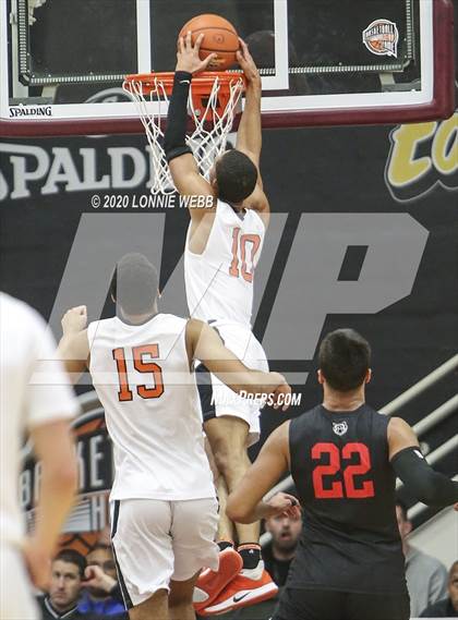 Thumbnail 2 in Hargrave Military Academy vs Orangeville Prep (Spalding Hoophal Classic) photogallery.