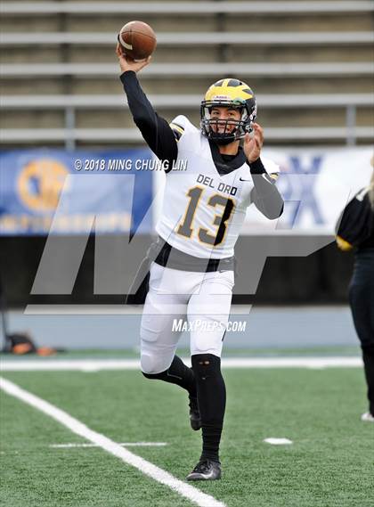 Thumbnail 1 in Del Oro vs. Grace Brethren (CIF State D2AA Final) photogallery.