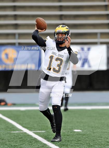 Thumbnail 2 in Del Oro vs. Grace Brethren (CIF State D2AA Final) photogallery.