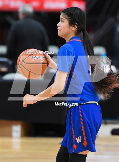 Thumbnail 1 in Westwood vs. Canyon View - Section 7 Basketball Tournament photogallery.