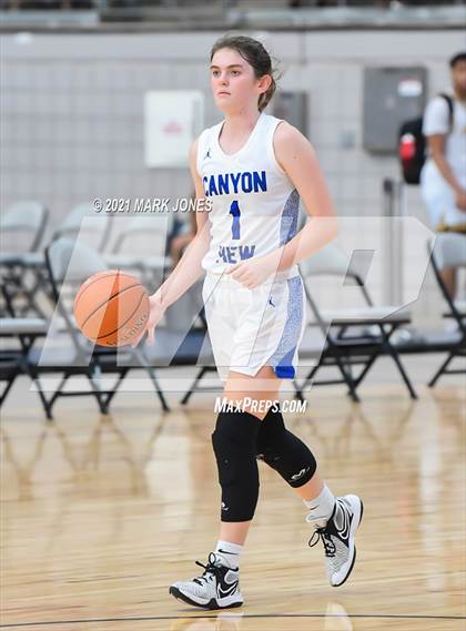 Thumbnail 1 in Westwood vs. Canyon View - Section 7 Basketball Tournament photogallery.