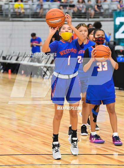 Thumbnail 2 in Westwood vs. Canyon View - Section 7 Basketball Tournament photogallery.