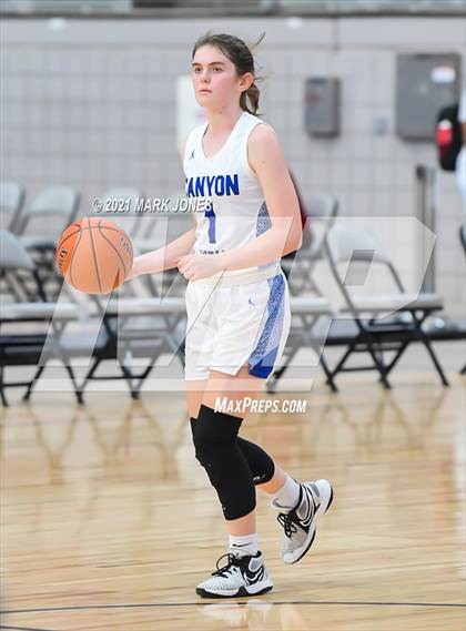 Thumbnail 2 in Westwood vs. Canyon View - Section 7 Basketball Tournament photogallery.