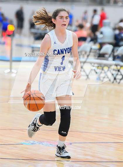 Thumbnail 2 in Westwood vs. Canyon View - Section 7 Basketball Tournament photogallery.