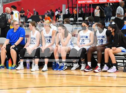 Thumbnail 1 in Westwood vs. Canyon View - Section 7 Basketball Tournament photogallery.