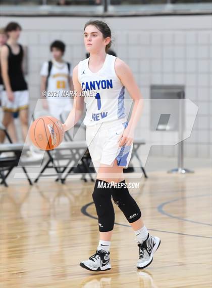 Thumbnail 2 in Westwood vs. Canyon View - Section 7 Basketball Tournament photogallery.