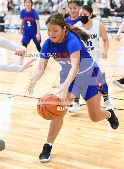 Thumbnail 1 in Westwood vs. Canyon View - Section 7 Basketball Tournament photogallery.