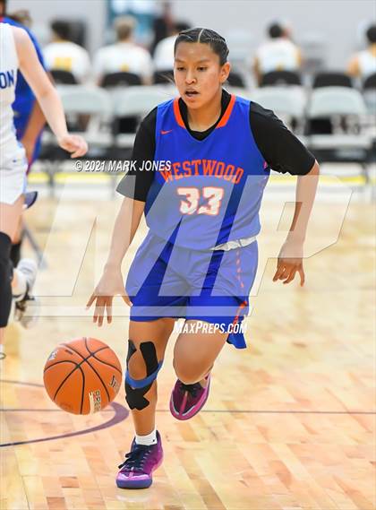 Thumbnail 1 in Westwood vs. Canyon View - Section 7 Basketball Tournament photogallery.