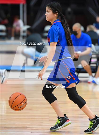 Thumbnail 2 in Westwood vs. Canyon View - Section 7 Basketball Tournament photogallery.