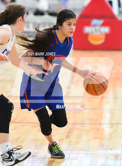 Thumbnail 2 in Westwood vs. Canyon View - Section 7 Basketball Tournament photogallery.
