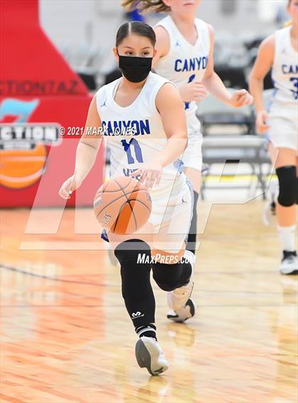Thumbnail 3 in Westwood vs. Canyon View - Section 7 Basketball Tournament photogallery.