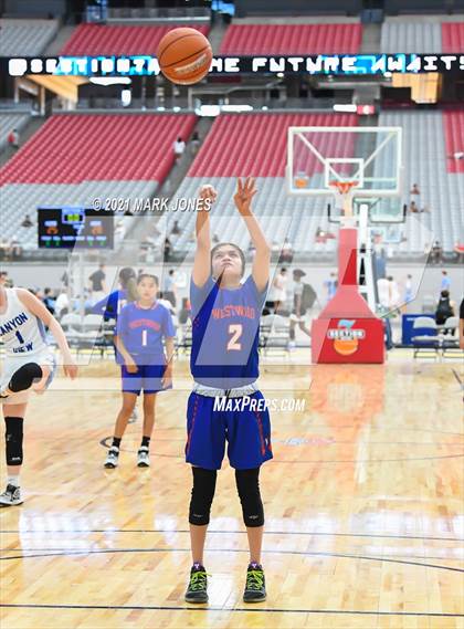 Thumbnail 2 in Westwood vs. Canyon View - Section 7 Basketball Tournament photogallery.