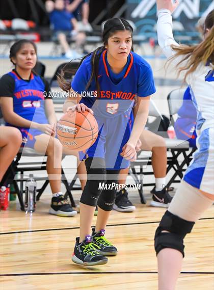 Thumbnail 1 in Westwood vs. Canyon View - Section 7 Basketball Tournament photogallery.