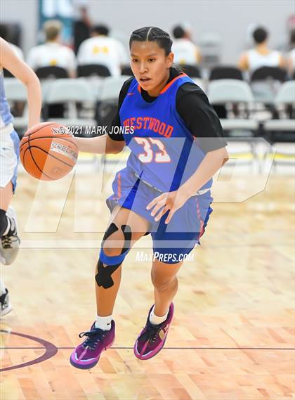 Thumbnail 2 in Westwood vs. Canyon View - Section 7 Basketball Tournament photogallery.