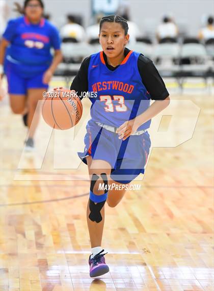 Thumbnail 2 in Westwood vs. Canyon View - Section 7 Basketball Tournament photogallery.
