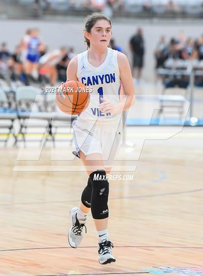 Thumbnail 1 in Westwood vs. Canyon View - Section 7 Basketball Tournament photogallery.