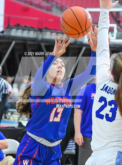 Thumbnail 3 in Westwood vs. Canyon View - Section 7 Basketball Tournament photogallery.