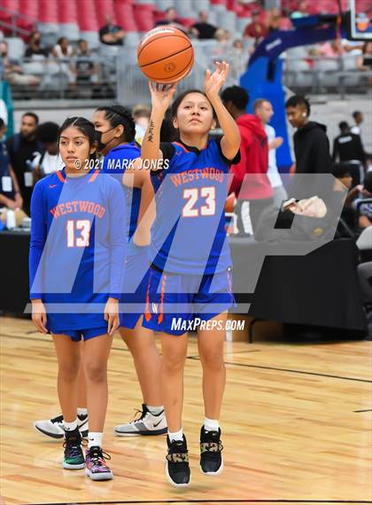Thumbnail 2 in Westwood vs. Canyon View - Section 7 Basketball Tournament photogallery.