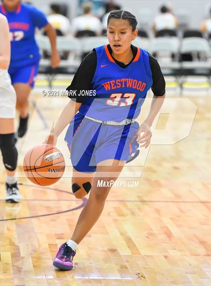 Thumbnail 2 in Westwood vs. Canyon View - Section 7 Basketball Tournament photogallery.