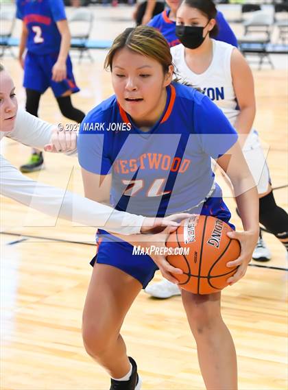 Thumbnail 3 in Westwood vs. Canyon View - Section 7 Basketball Tournament photogallery.