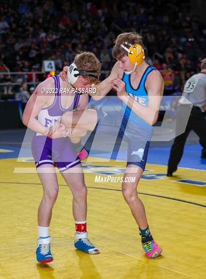Thumbnail 2 in NYSPHSAA Wrestling Championships Round 1 102 lbs - 126 lbs photogallery.