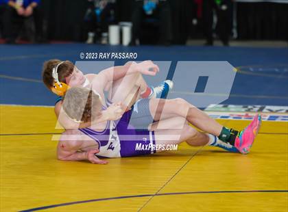 Thumbnail 3 in NYSPHSAA Wrestling Championships Round 1 102 lbs - 126 lbs photogallery.