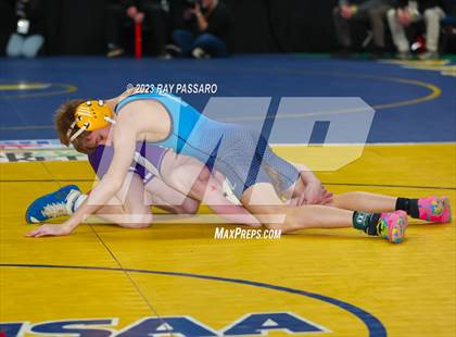 Thumbnail 3 in NYSPHSAA Wrestling Championships Round 1 102 lbs - 126 lbs photogallery.