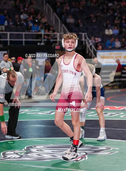 Thumbnail 2 in NYSPHSAA Wrestling Championships Round 1 102 lbs - 126 lbs photogallery.