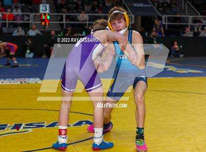 Thumbnail 1 in NYSPHSAA Wrestling Championships Round 1 102 lbs - 126 lbs photogallery.