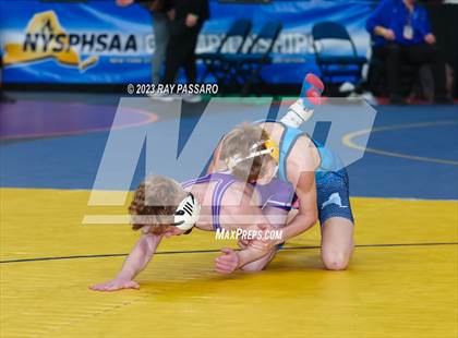 Thumbnail 3 in NYSPHSAA Wrestling Championships Round 1 102 lbs - 126 lbs photogallery.