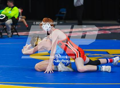 Thumbnail 2 in NYSPHSAA Wrestling Championships Round 1 102 lbs - 126 lbs photogallery.