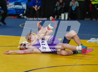 Thumbnail 1 in NYSPHSAA Wrestling Championships Round 1 102 lbs - 126 lbs photogallery.