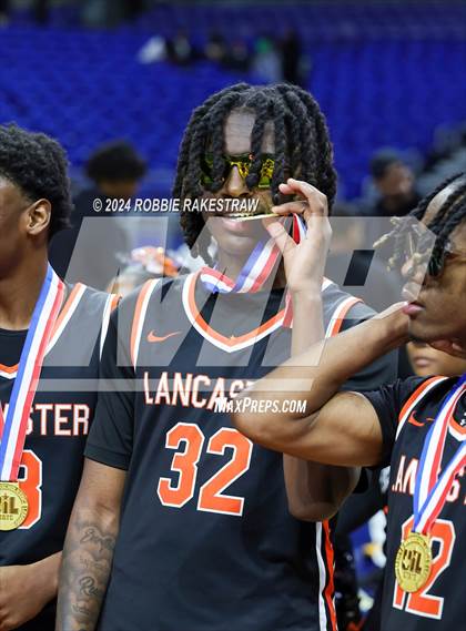 Thumbnail 3 in Ellison vs. Lancaster (UIL 5A Basketball Final Medal Ceremony) photogallery.