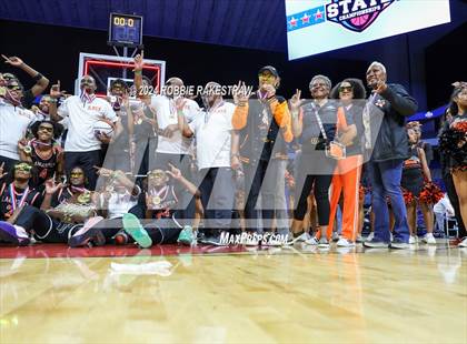 Thumbnail 3 in Ellison vs. Lancaster (UIL 5A Basketball Final Medal Ceremony) photogallery.